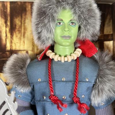 LOT 1A: 2007 Mattel Pink Label Wizard of Oz Guard & Winged Monkey Barbie Collector Set NRFB