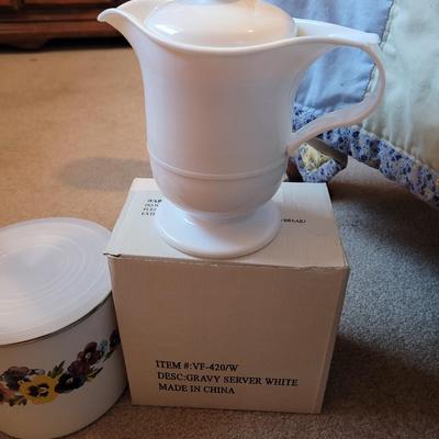 Unused vintage canister sets