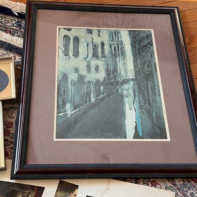 Mixed Art Lot - Framed Prints + Collection of Famous Painting Prints