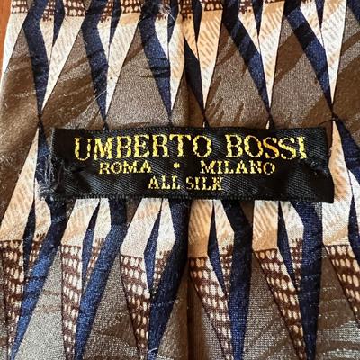 Designer Silk Tie Lot - Dior, Valentino, Steven Land, Umberto Bossi, Crooks & Creed
