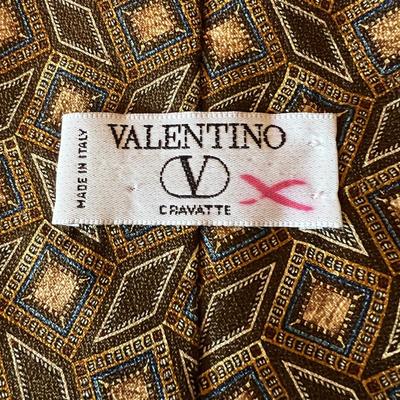 Designer Silk Tie Lot - Dior, Valentino, Steven Land, Umberto Bossi, Crooks & Creed