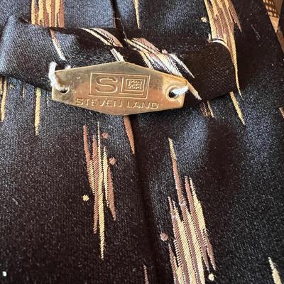 Designer Silk Tie Lot - Dior, Valentino, Steven Land, Umberto Bossi, Crooks & Creed