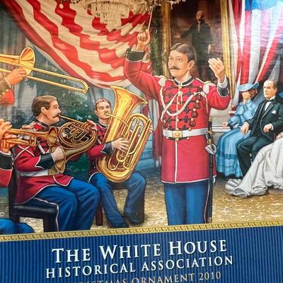 Whitehouse Christmas Ornament Lot - 26 in Boxes + Pile of Empty Boxes and Paperwork
