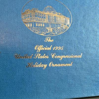 Whitehouse Christmas Ornament Lot - 26 in Boxes + Pile of Empty Boxes and Paperwork