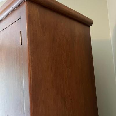Tall Wooden Wardrobe Cabinet