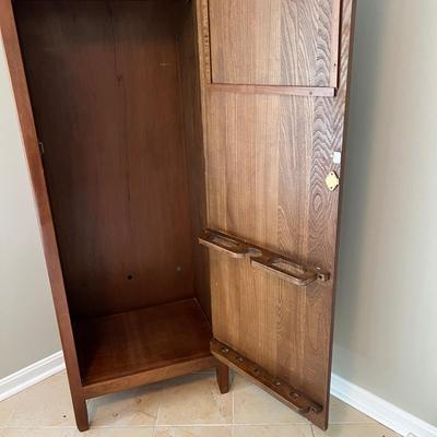 Tall Wooden Wardrobe Cabinet