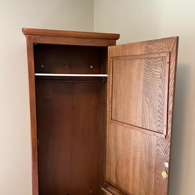 Tall Wooden Wardrobe Cabinet