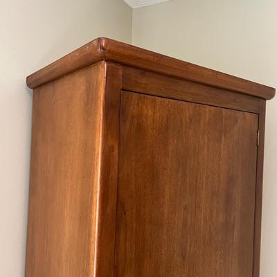 Tall Wooden Wardrobe Cabinet
