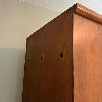 Tall Wooden Wardrobe Cabinet