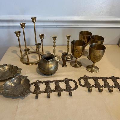 Mixed Decorative Brass Lot