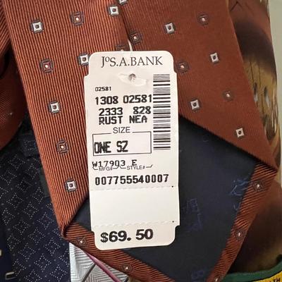 Big Mixed Lot Mens Accessories - Hats, Silk Ties, Leather Belts, CK Cologne, etc.