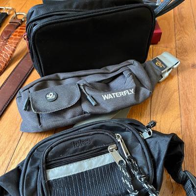Big Mixed Lot Mens Accessories - Hats, Silk Ties, Leather Belts, CK Cologne, etc.