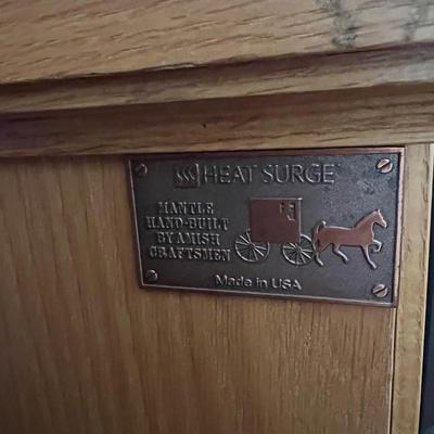 Amish Heat Surge Roll & Glow Fireless Fireplace Portable Heater (1 of 2)