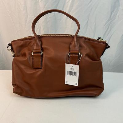Lot D 168 NWT Kate Spade Brown Leather Satchel