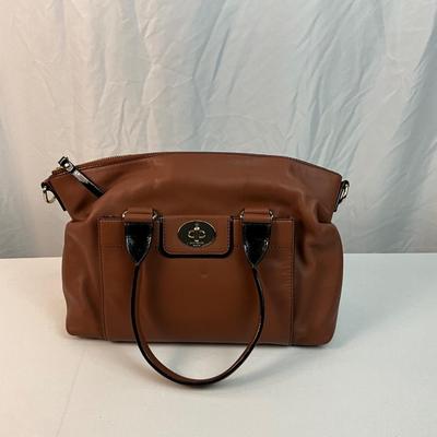 Lot D 168 NWT Kate Spade Brown Leather Satchel