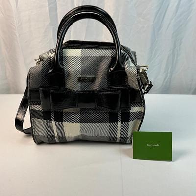 Lot D 169 New Kate Spade Addison Georgetown Plaid Handbag