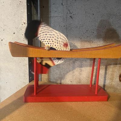 HANDMADE WOODEN CRITTERS AND A CLOWN