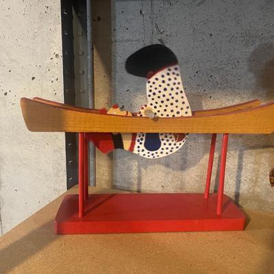 HANDMADE WOODEN CRITTERS AND A CLOWN