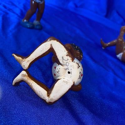 3 AFRICAN TRIBAL FIGURES 1950'S OCCUPIED JAPAN