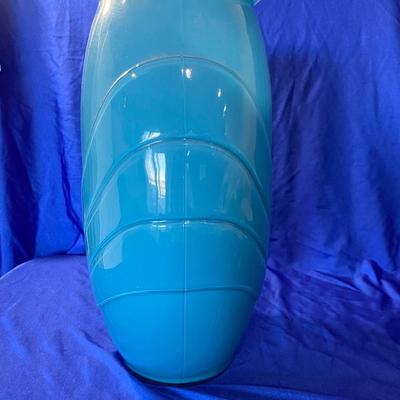 ANCHOR HOCKING LARGE ART DECO GLASS VASE