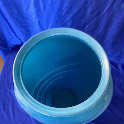 ANCHOR HOCKING LARGE ART DECO GLASS VASE