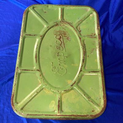 RETRO TIN BREAD BOX AND OTHER KITCHEN ITEMS