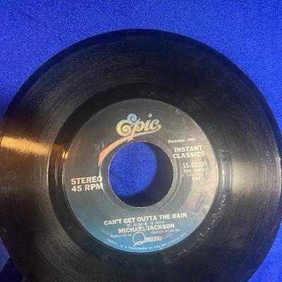 45 RECORD MICHEAL JACKSON-BILLIE JEAN, CASSETTES WITH CLASSIC 50’s MUSIC