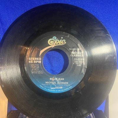 45 RECORD MICHEAL JACKSON-BILLIE JEAN, CASSETTES WITH CLASSIC 50’s MUSIC