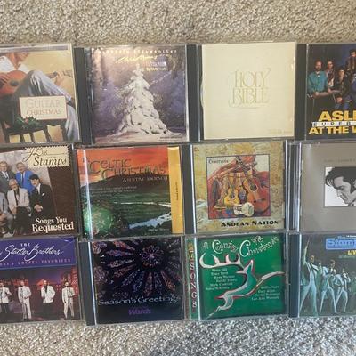 A VARIETY OF CHRISTMAS AND GOSPEL CD’s