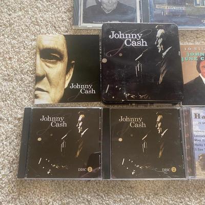 JOHNNY AND JUNE, PATSY & LORETTA, EVEN SOME HANK WILLIAMS TOO ON CD'S