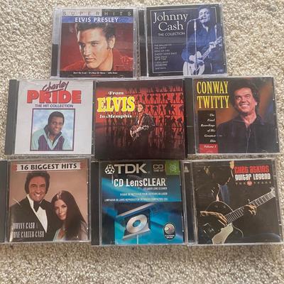 JOHNNY CASH, ELVIS PRESLEY, CONWAY TWITTY, CHARLIE PRIDE & MORE ON CD'S