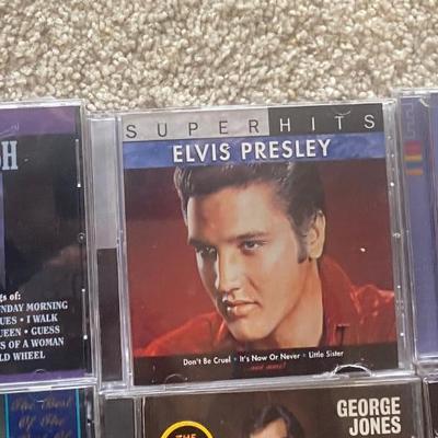 DOLLY PARTON, CONWAY TWITTY, HANK WILLIAMS, ELVIS PRESLEY, AND GEORGE JONES ON CD'S