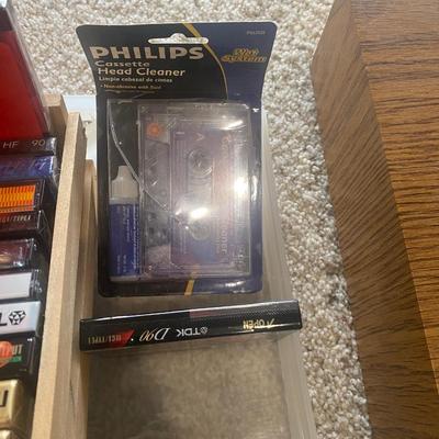 MUSIC ON CASSETTE TAPES AND NEW UNUSED TAPES