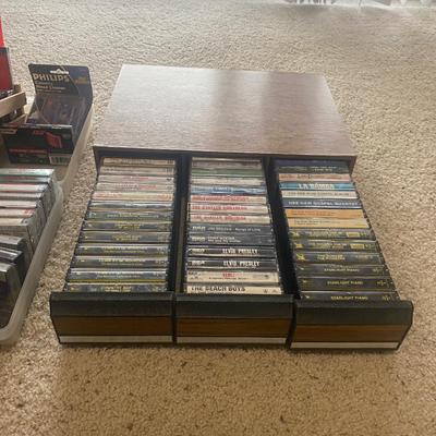 MUSIC ON CASSETTE TAPES AND NEW UNUSED TAPES