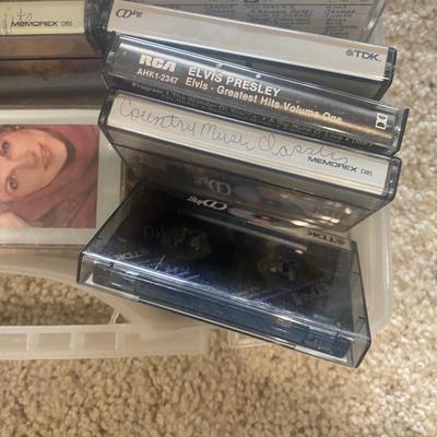 MUSIC ON CASSETTE TAPES AND NEW UNUSED TAPES