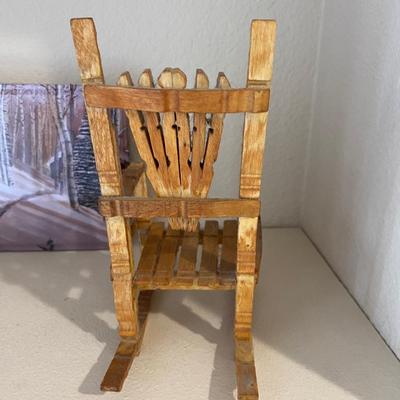 SWEATERS FOR YOUR COKE BOTTLES AND NEAT LITTLE HANDMADE ROCKING CHAIRS BUILT WITH CLOTHES PINS
