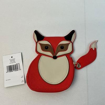 Lot D 179 NWT Kate Spade Blaze A Trail Fox Coin Purse