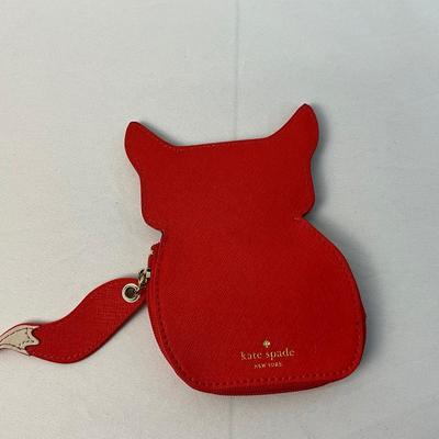 Lot D 179 NWT Kate Spade Blaze A Trail Fox Coin Purse