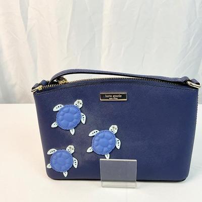 Lot D 184 NWT Rare Kate Spade Under The Sea Millie Turtle Leather Crossbody