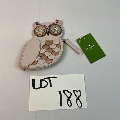 Lot D 188 NWT Kate Spade Blaze A Trail Owl Coin Purse