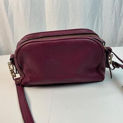 Lot D 190 Kate Spade Perry Dome Saffrano Leather Crossbody