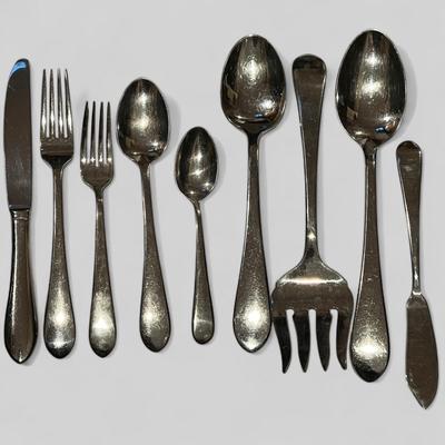 49 Pc. Set Towle 18/10 Stainless Flatware Silverware Set