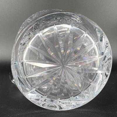 Crystal Pitcher with 4 Crystal Glasses