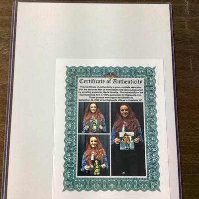 Maria Kanellis autograph