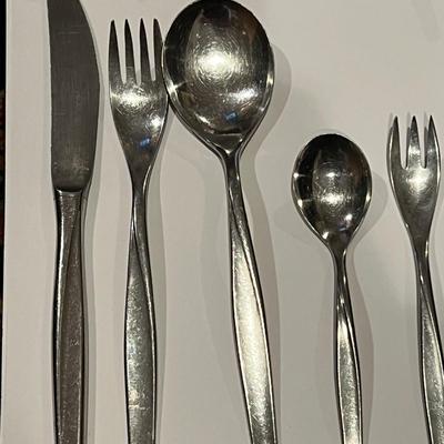 Vintage 34 Pc. BSF INOX Germany 18/8 Flatware Silverware Set