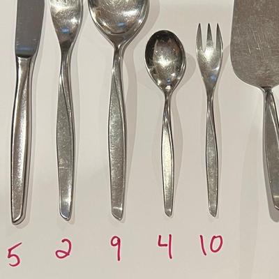 Vintage 34 Pc. BSF INOX Germany 18/8 Flatware Silverware Set
