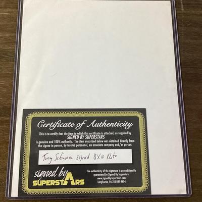 Tony Schiavone Autograph