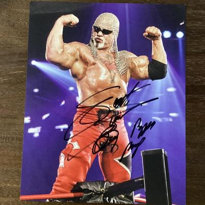 Big papa pump Scott Steiner autograph
