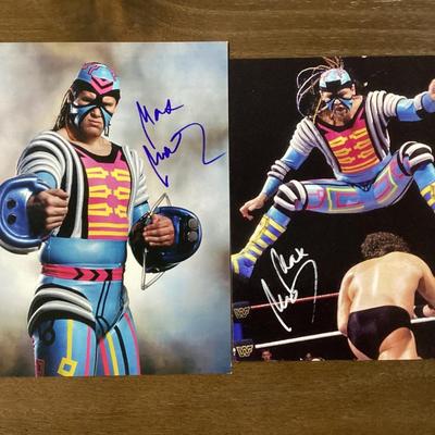 Lot of two max moon autographed