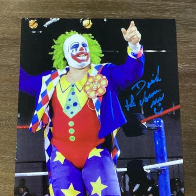 Doink the clown autograph